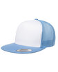 Yupoong Adult Classic Trucker with White Front Panel Cap C BL/ WHT/ C BLU OFFront