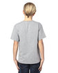 Threadfast Apparel Youth Ultimate T-Shirt HEATHER GREY ModelBack