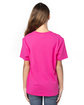 Threadfast Apparel Youth Ultimate T-Shirt HOT PINK ModelBack