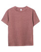 Threadfast Apparel Youth Ultimate T-Shirt MAROON HEATHER FlatFront