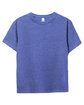 Threadfast Apparel Youth Ultimate T-Shirt ROYAL HEATHER FlatFront