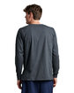 Russell Athletic Unisex Cotton Classic Long-Sleeve T-Shirt charcoal grey ModelBack