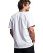 Russell Athletic Unisex Cotton Classic T-Shirt WHITE ModelBack