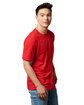 Russell Athletic Unisex Cotton Classic T-Shirt TRUE RED ModelSide
