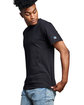 Russell Athletic Unisex Cotton Classic T-Shirt BLACK INK ModelSide