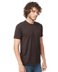 Next Level Apparel Unisex Triblend T-Shirt CARDINAL BLACK ModelSide