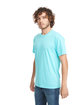 Next Level Apparel Unisex Triblend T-Shirt TAHITI BLUE ModelSide