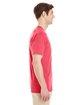 Jerzees Adult TRI-BLEND T-Shirt fiery red hthr ModelSide