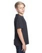 Threadfast Apparel Youth Triblend T-Shirt BLACK TRIBLEND ModelSide