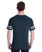 Jerzees Adult TRI-BLEND Varsity Ringer T-Shirt indigo hth/ oxfr ModelBack