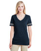 Jerzees Ladies' TRI-BLEND Varsity V-Neck T-Shirt  