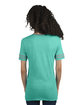 Jerzees Ladies' TRI-BLEND Varsity V-Neck T-Shirt  ModelBack