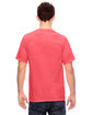 Comfort Colors Adult Heavyweight Pocket T-Shirt NEON RED ORANGE ModelBack