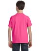 LAT Youth Fine Jersey T-Shirt hot pink ModelBack