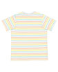 LAT Youth Fine Jersey T-Shirt rainbow stripe ModelBack
