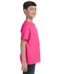 LAT Youth Fine Jersey T-Shirt hot pink ModelSide
