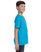 LAT Youth Fine Jersey T-Shirt TURQUOISE ModelSide