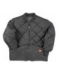 Dickies Men's  Diamond Quilted Nylon Jacket black FlatFront