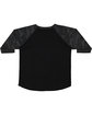 LAT Youth Baseball T-Shirt black/ storm cmo ModelBack