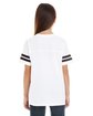 LAT Youth Football Fine Jersey T-Shirt white/ black ModelBack