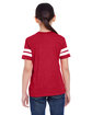 LAT Youth Football Fine Jersey T-Shirt vn red/ bld wht ModelBack