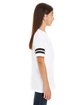 LAT Youth Football Fine Jersey T-Shirt white/ black ModelSide