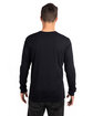 Next Level Apparel Unisex CVC Long-Sleeve T-Shirt BLACK ModelBack