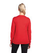 Next Level Apparel Unisex CVC Long-Sleeve T-Shirt RED ModelBack