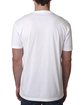 Next Level Apparel Men's CVC V-Neck T-Shirt WHITE ModelBack