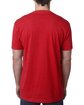 Next Level Apparel Men's CVC V-Neck T-Shirt RED ModelBack