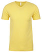 Next Level Apparel Men's CVC V-Neck T-Shirt BANANA CREAM OFFront