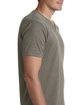 Next Level Apparel Men's CVC V-Neck T-Shirt WARM GRAY ModelSide