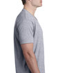 Next Level Apparel Men's CVC V-Neck T-Shirt DARK HTHR GRAY ModelSide