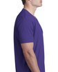 Next Level Apparel Men's CVC V-Neck T-Shirt PURPLE RUSH ModelSide