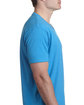 Next Level Apparel Men's CVC V-Neck T-Shirt TURQUOISE ModelSide