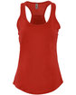 Next Level Apparel Ladies' Gathered Racerback Tank red OFFront
