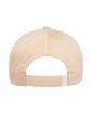 Yupoong Adult Brushed Cotton Twill Mid-Profile Cap putty ModelBack
