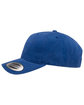 YP Classics Adult Brushed Cotton Twill Mid-Profile Cap royal ModelSide