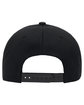Yupoong Cvc Twill Hat black ModelBack