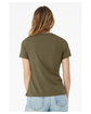 Bella + Canvas Ladies' Relaxed Heather CVC Short-Sleeve T-Shirt heather olive ModelBack