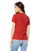 Bella + Canvas Ladies' Relaxed Heather CVC Short-Sleeve T-Shirt HEATHER RED ModelBack