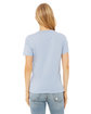 Bella + Canvas Ladies' Relaxed Heather CVC Short-Sleeve T-Shirt HTHR PRISM BLUE ModelBack