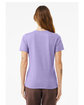 Bella + Canvas Ladies' Relaxed Heather CVC Short-Sleeve T-Shirt hthr drk lavendr ModelBack