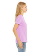 Bella + Canvas Ladies' Relaxed Heather CVC Short-Sleeve T-Shirt HTHR PRISM LILAC ModelSide