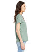 Bella + Canvas Ladies' Relaxed Heather CVC Short-Sleeve T-Shirt HTHR PRSM DST BL ModelSide