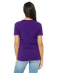 Bella + Canvas Ladies' Relaxed Jersey V-Neck T-Shirt team purple ModelBack
