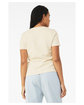 Bella + Canvas Ladies' Relaxed Jersey V-Neck T-Shirt natural ModelBack