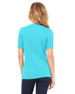 Bella + Canvas Ladies' Relaxed Jersey V-Neck T-Shirt turquoise ModelBack