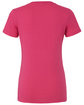Bella + Canvas Ladies' Relaxed Jersey V-Neck T-Shirt berry FlatBack