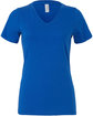 Bella + Canvas Ladies' Relaxed Jersey V-Neck T-Shirt true royal FlatFront